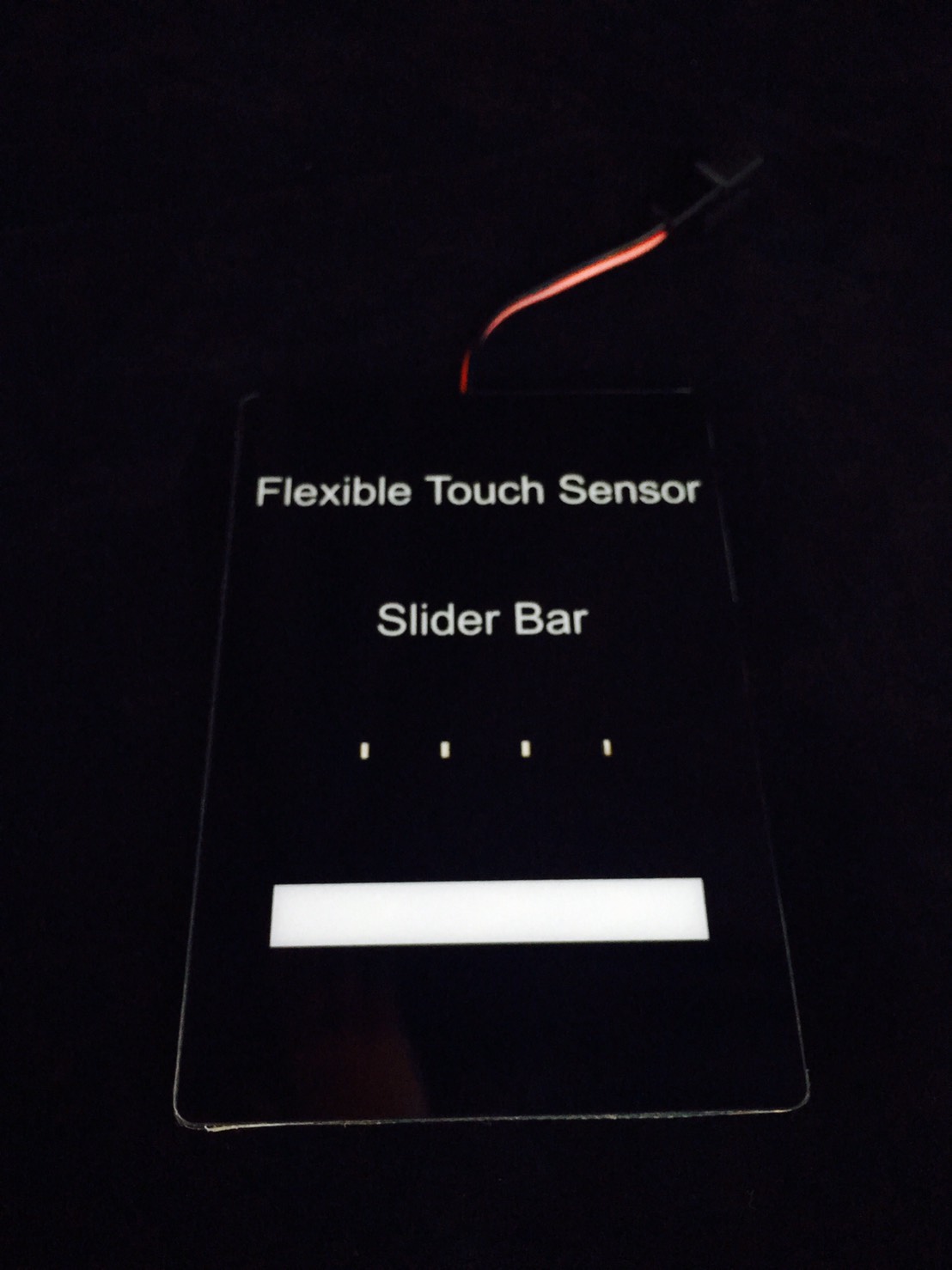 Sensor táctil flexible
